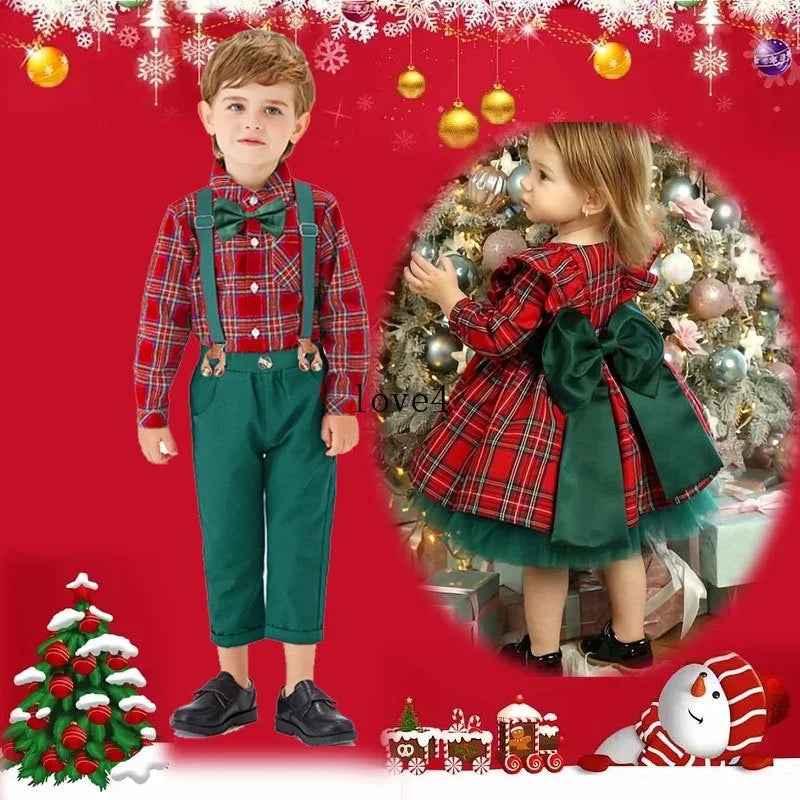 New Christmas Kids Princess Dress