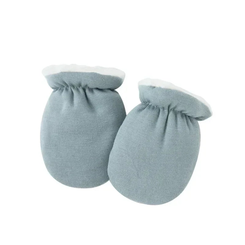 MOMSTAG Newborn Wool Furry Mittens - Warm & Thick for Winter