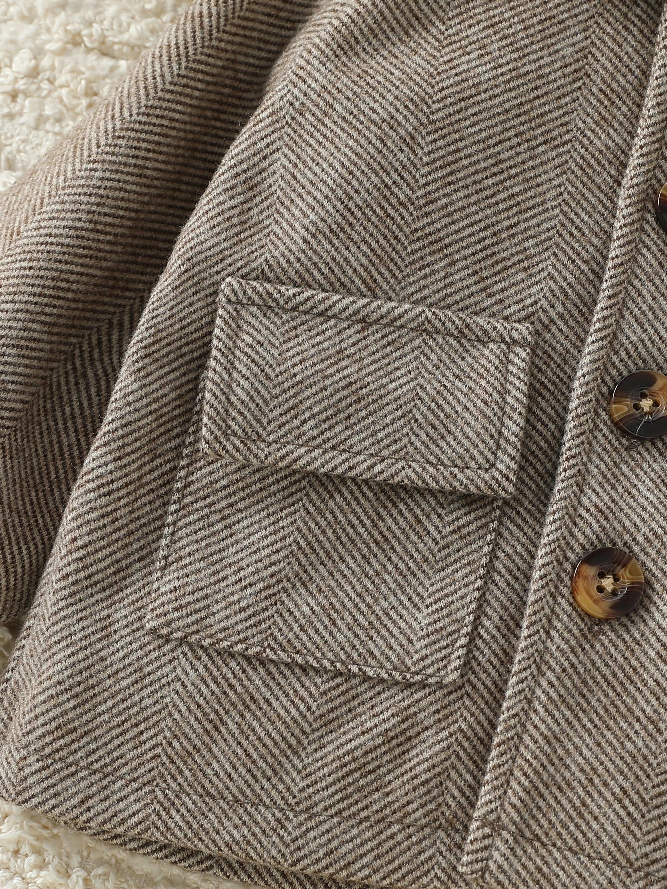 Baby Boys Collared Winter Coat