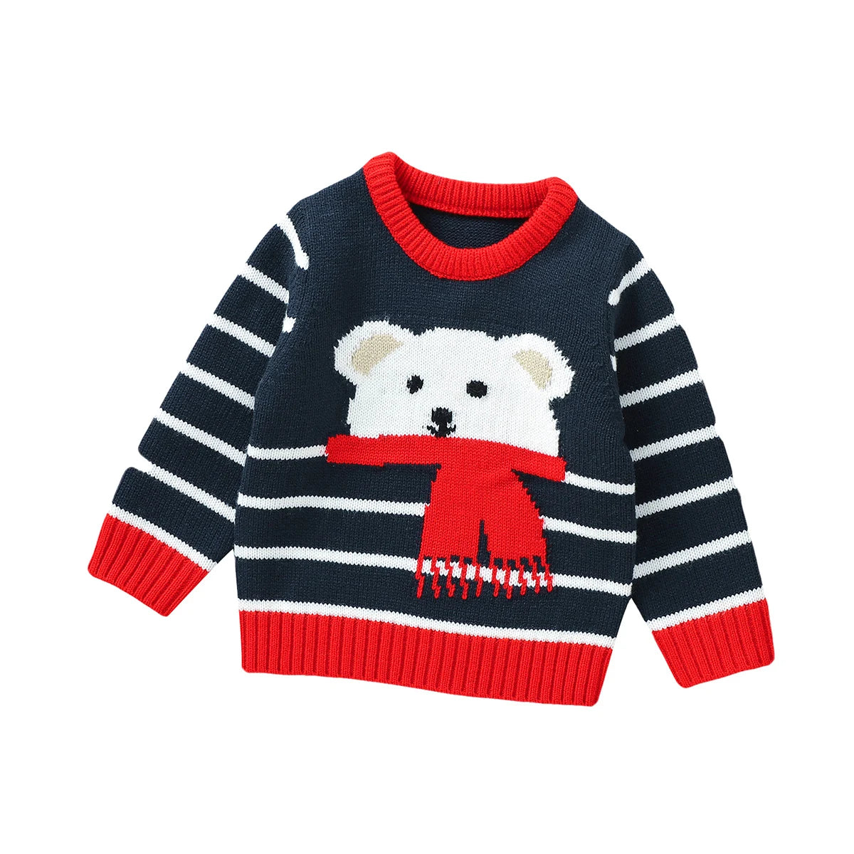 Teddy Bear Baby Sweater Winter Outfit