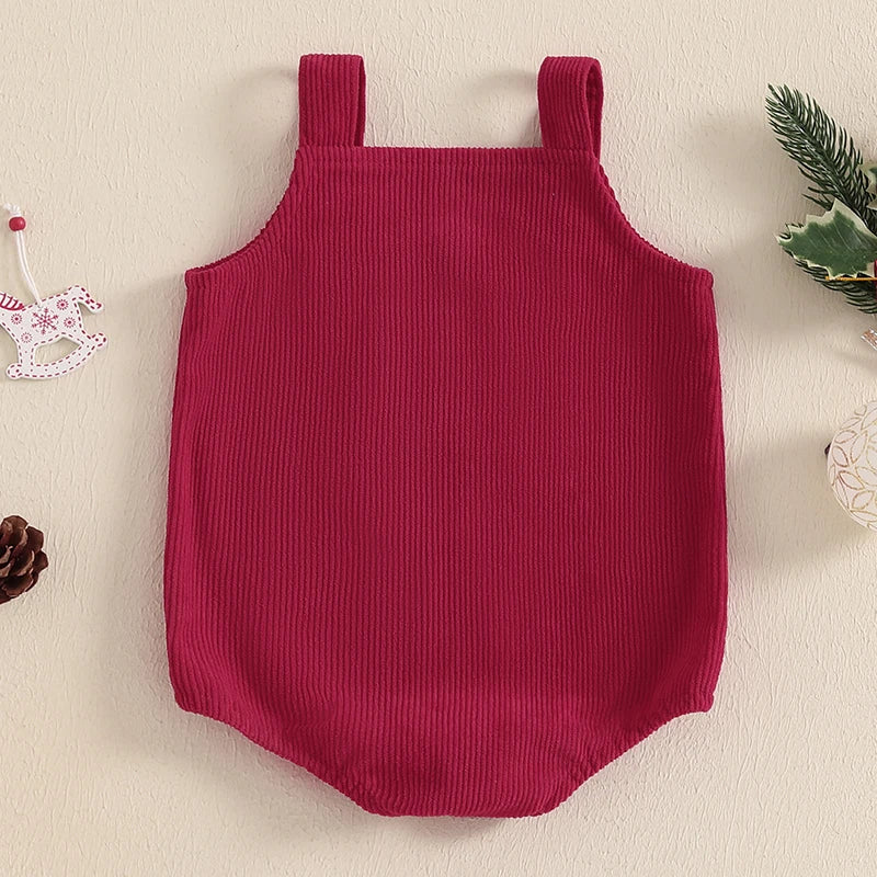 Tiny Reindeer Corduroy Holiday Jumpsuit