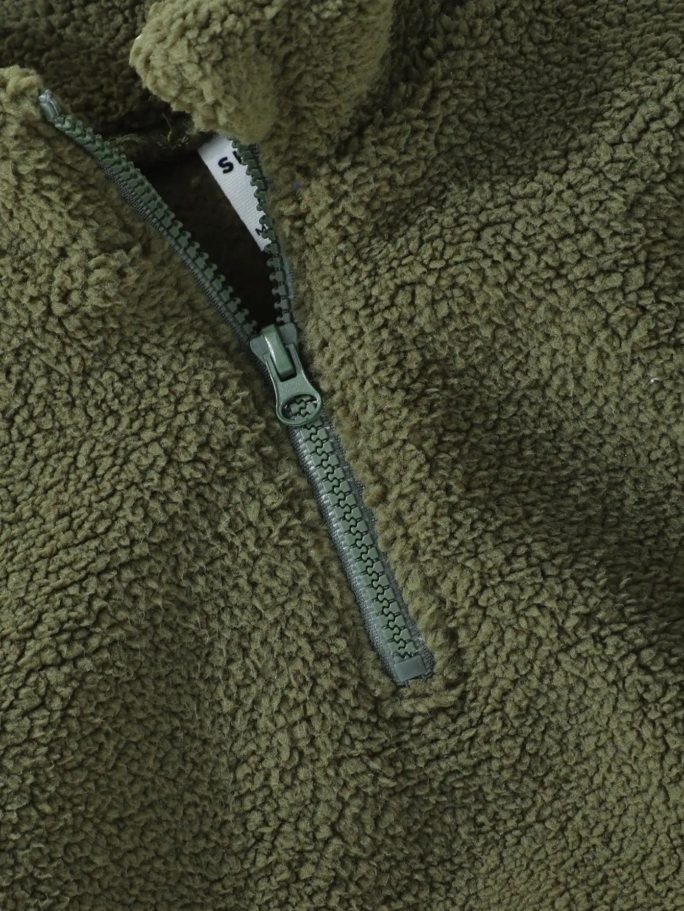 Baby Boys  Military Green Winter Sweatshirt