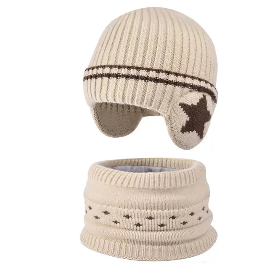 Kids Winter Hat & Scarf Set 3–12Y