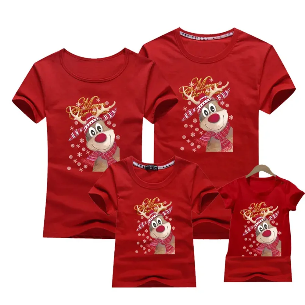 Christmas Matching Family T-Shirts Unisex Holiday Outfits