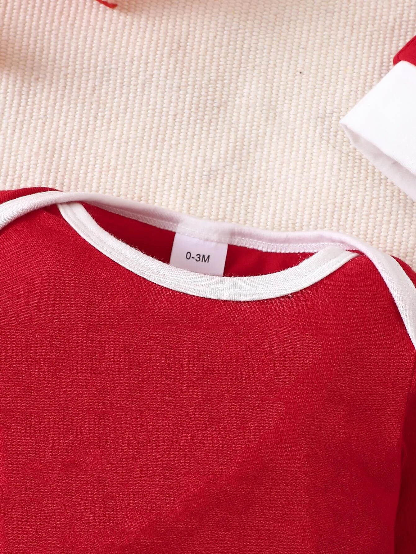 Christmas Cartoon Baby Romper & Hat Set