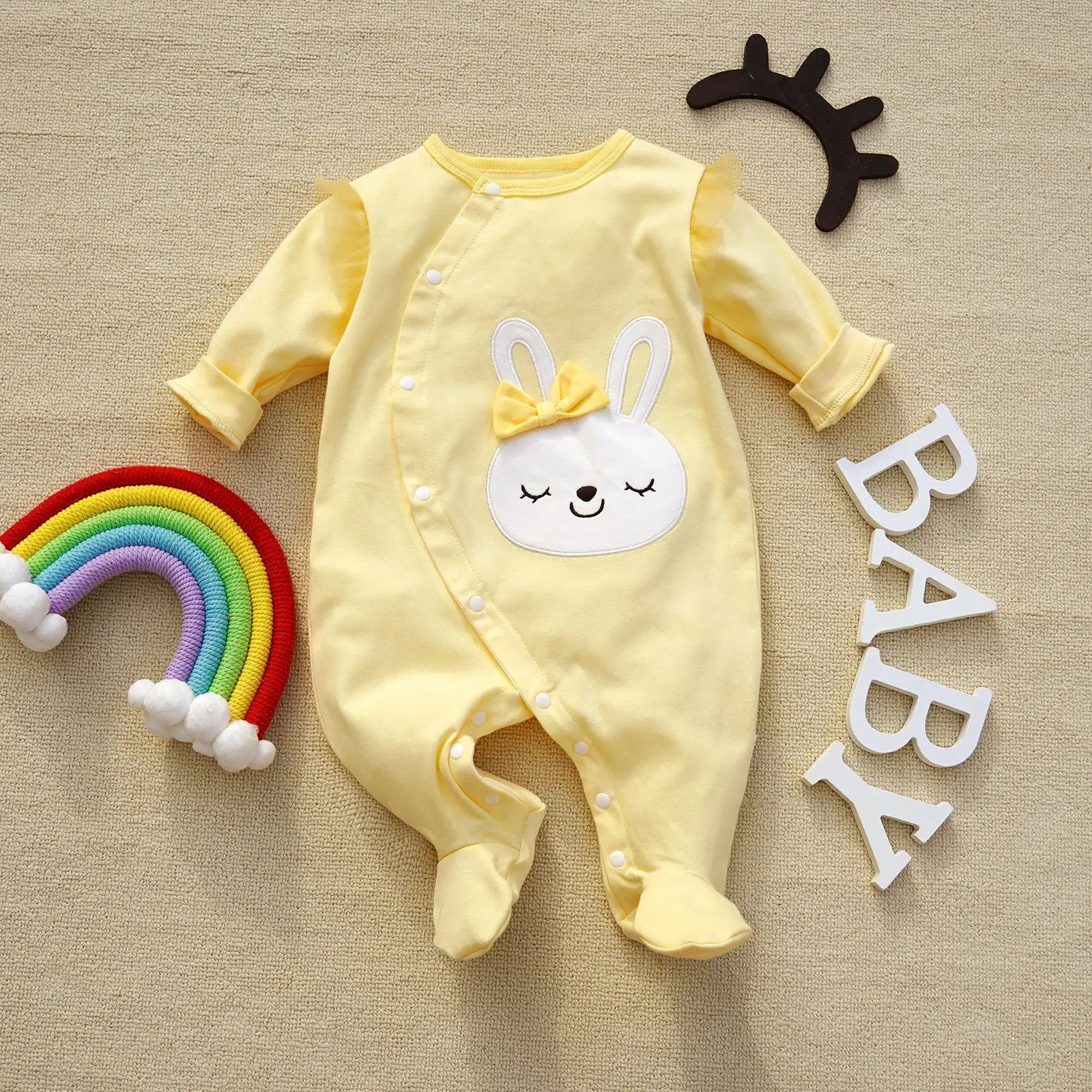 MOMSTAG New Born Baby Rompers 100% Cotton