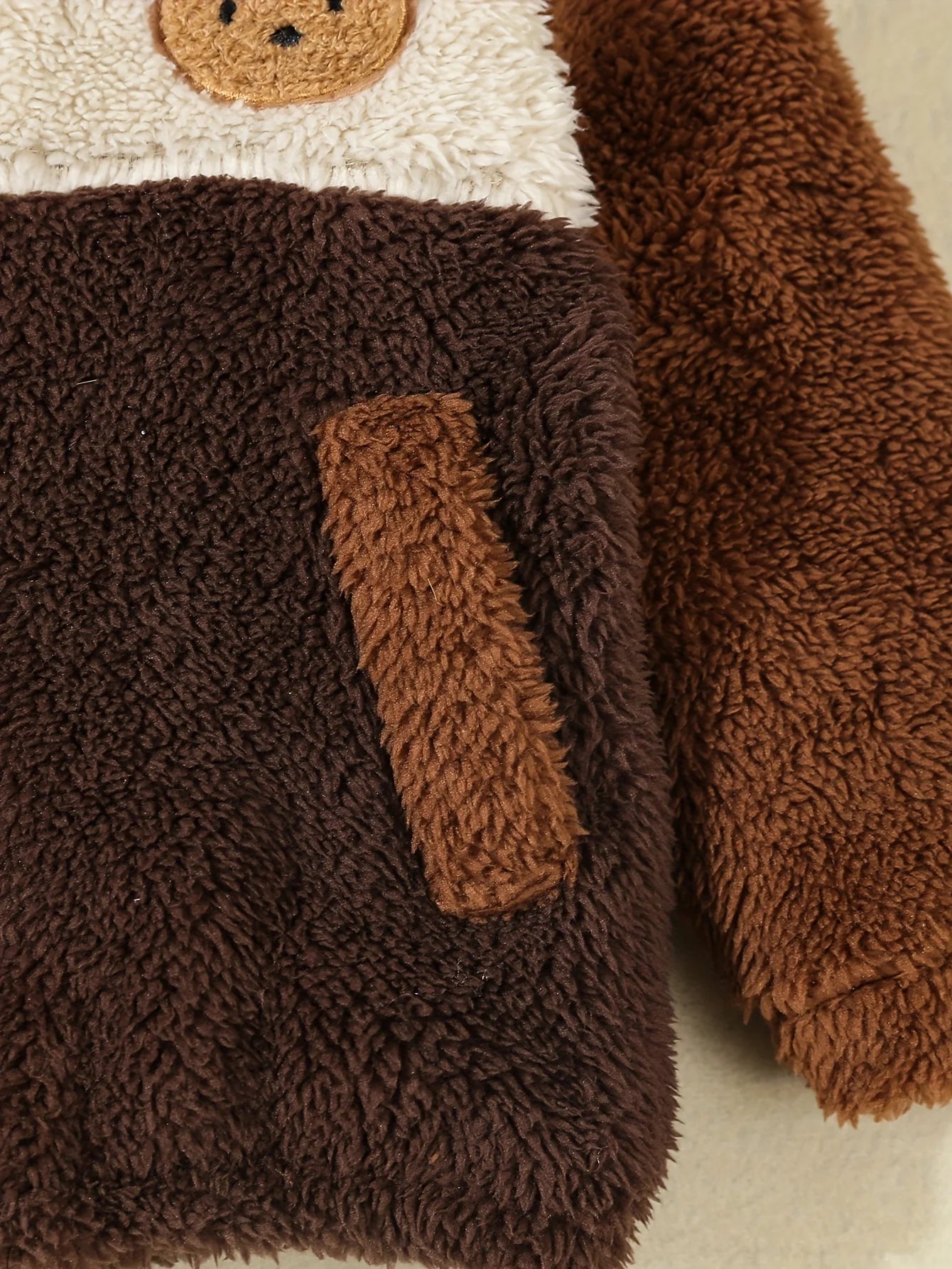 Unisex Plush Winter Hooded Jacket 6M-3Y