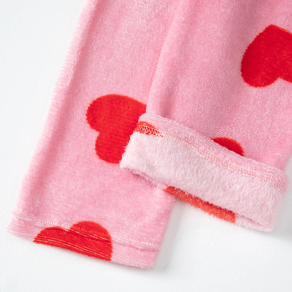 HeartGlow Cozy Fleece Lounge Set