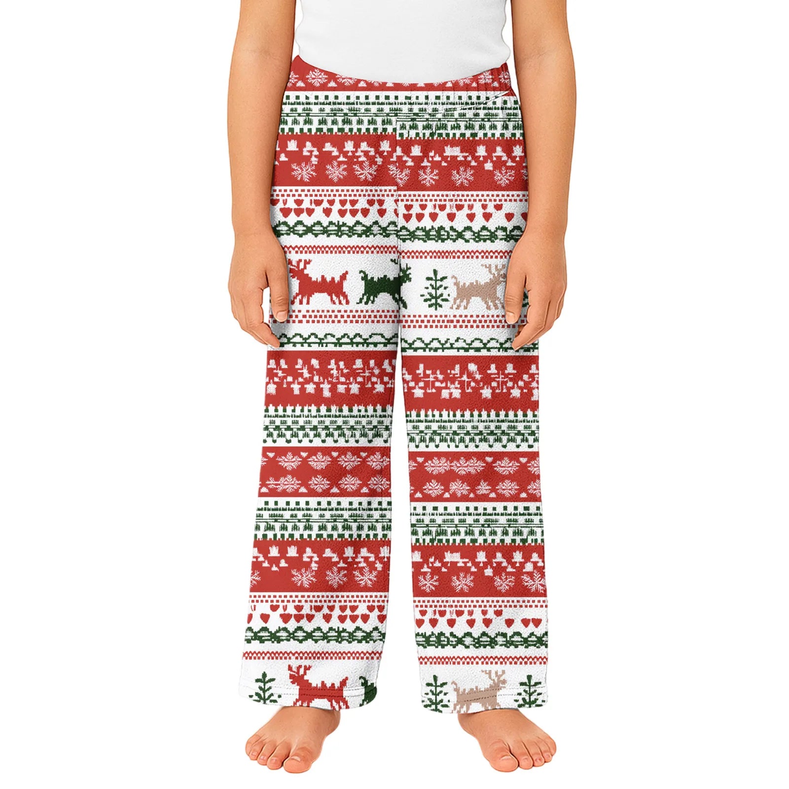 Kids Christmas Plush Pajama Pants