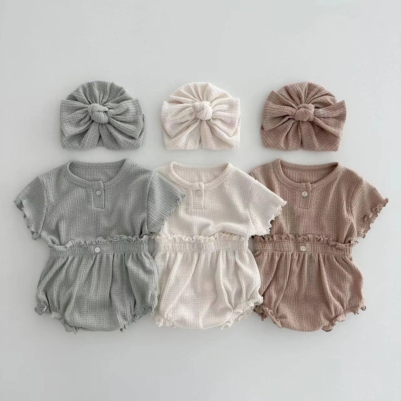 Short Sleeve Clothes Set for Baby Girl