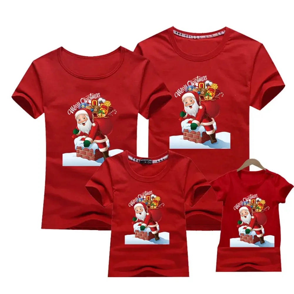 Christmas Matching Family T-Shirts Unisex Holiday Outfits