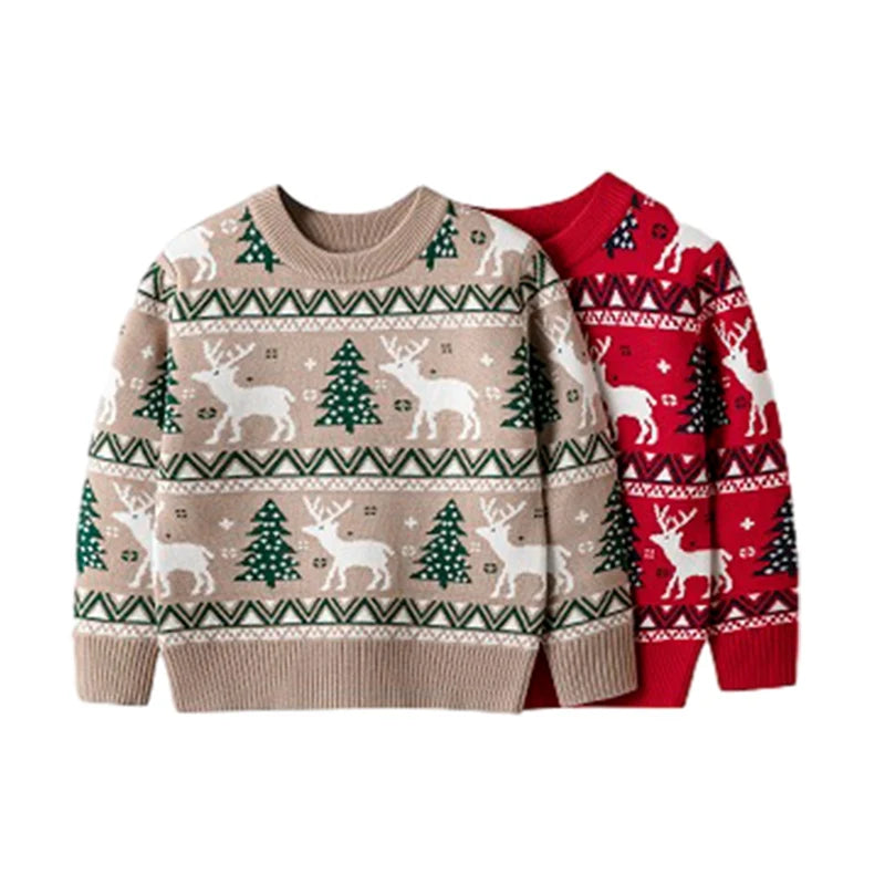 MOMSTAG Christmas Kids Boys Sweater