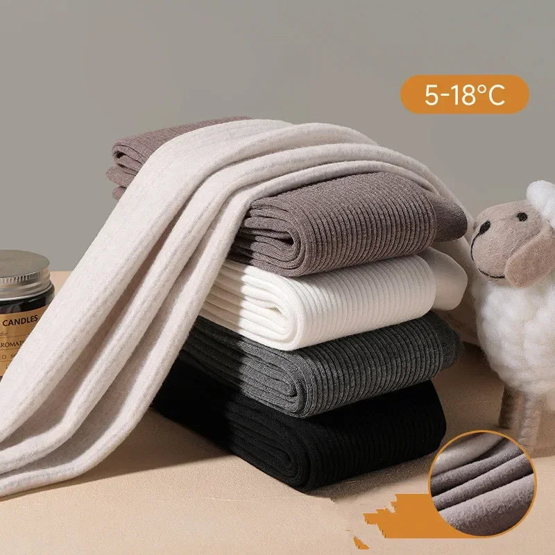 Girls Velvet Winter Thermal Tights