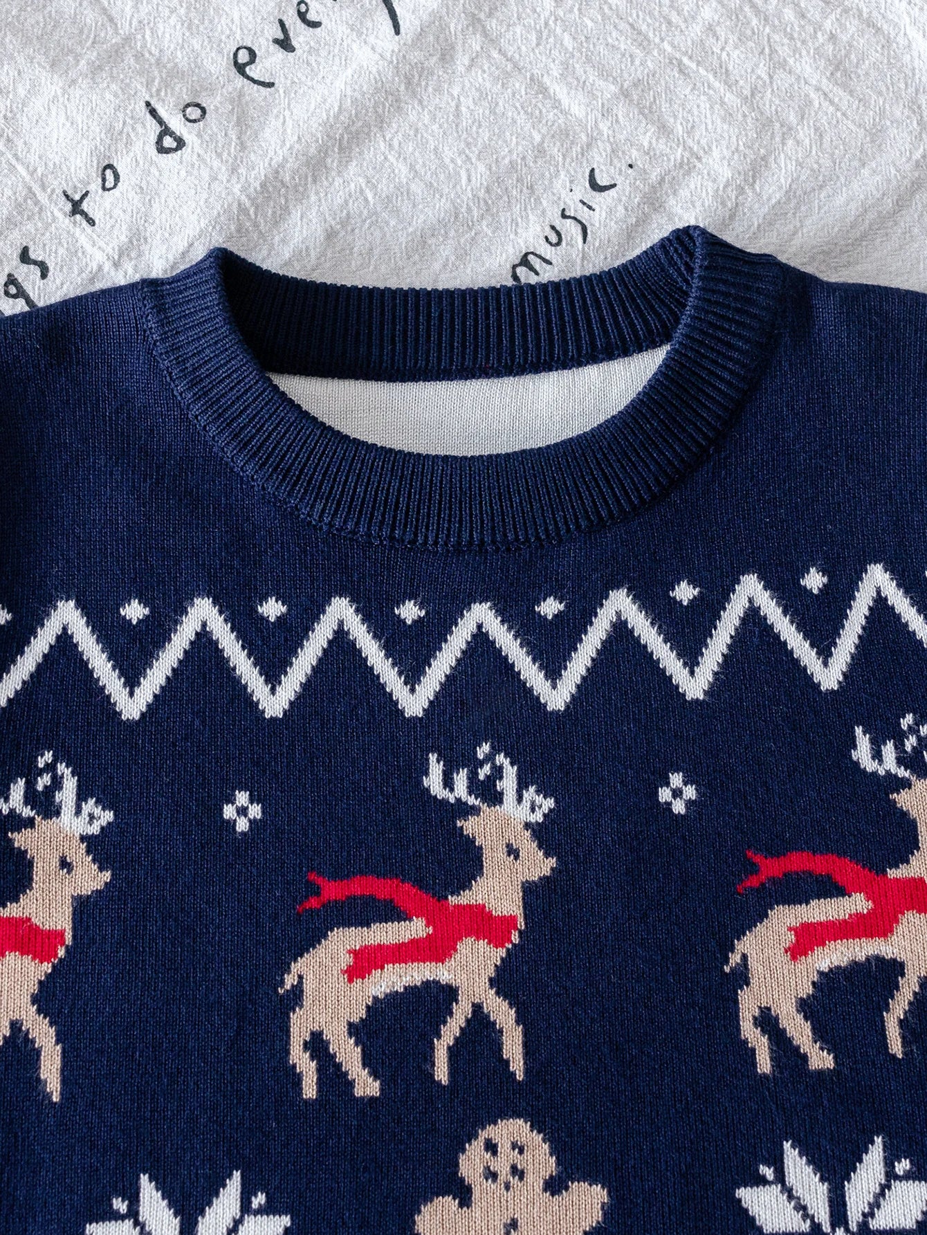Boys Christmas Deer Knitted Sweater