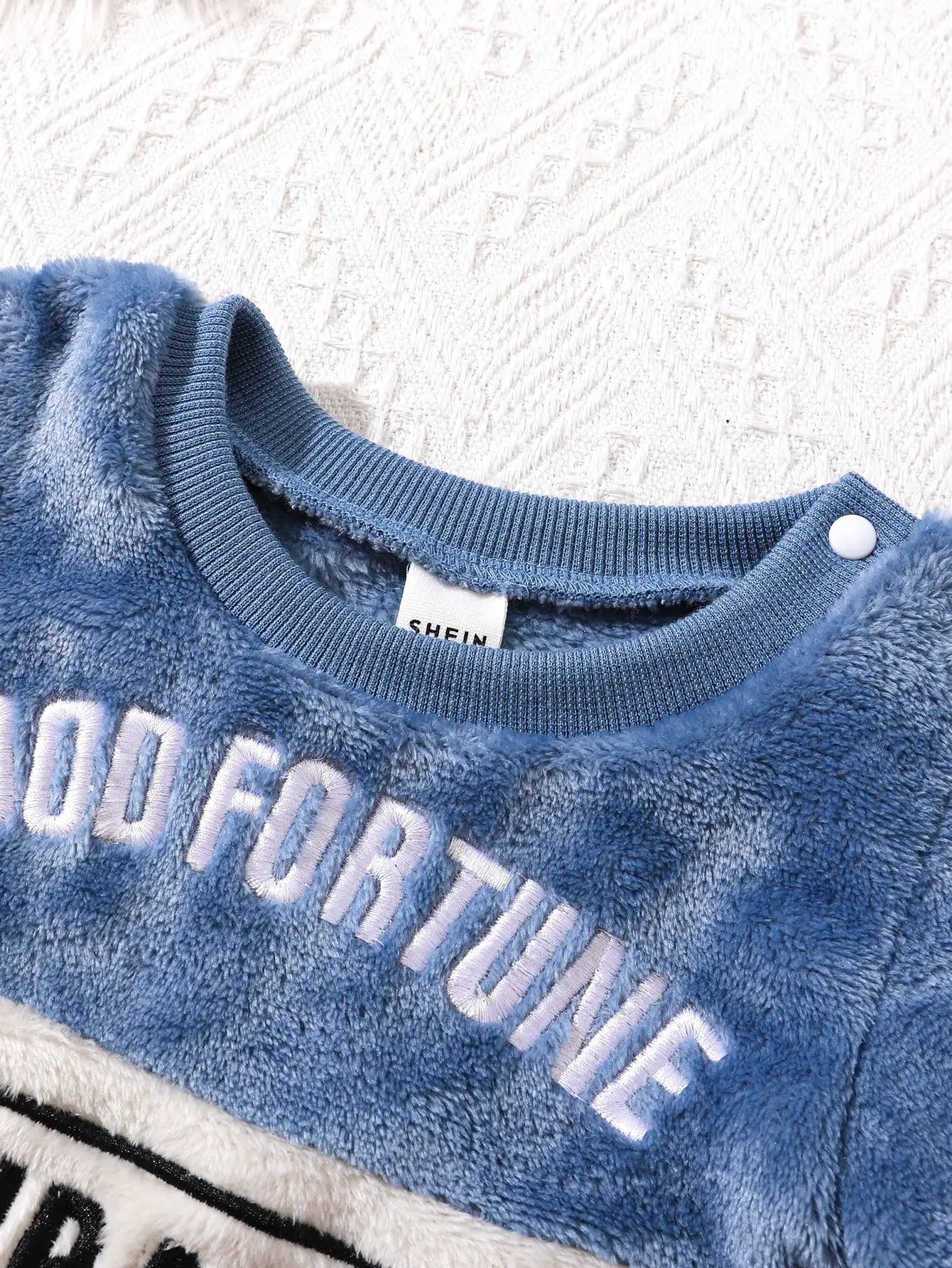 Baby Plush Winter Jumpsuit Boys 3-12M