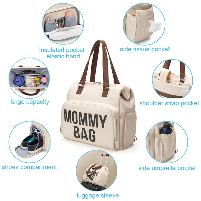 MOMSTAG 3-in-1 Diaper Bag