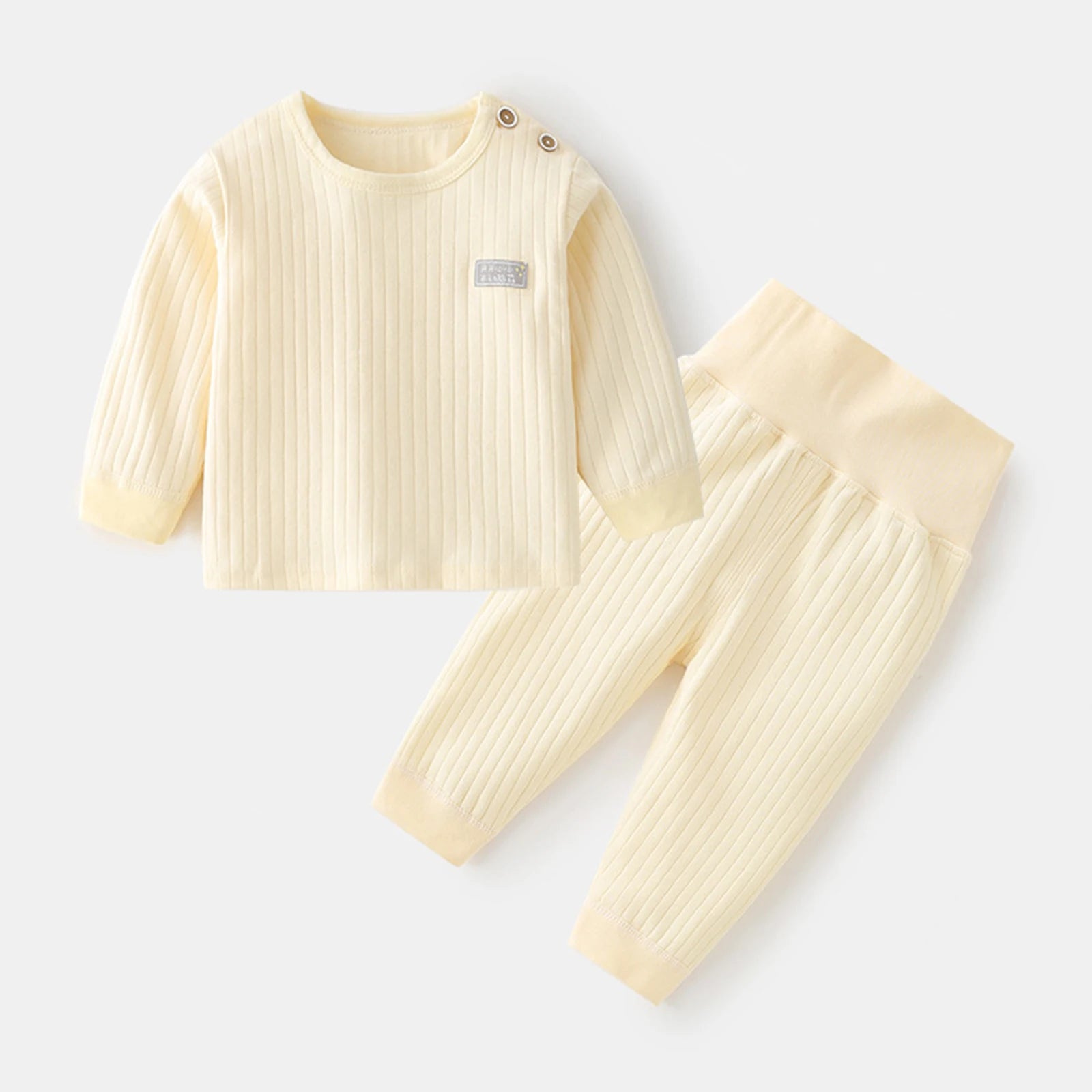 Baby Thermal Candy Color Pajama Set 3M–2T