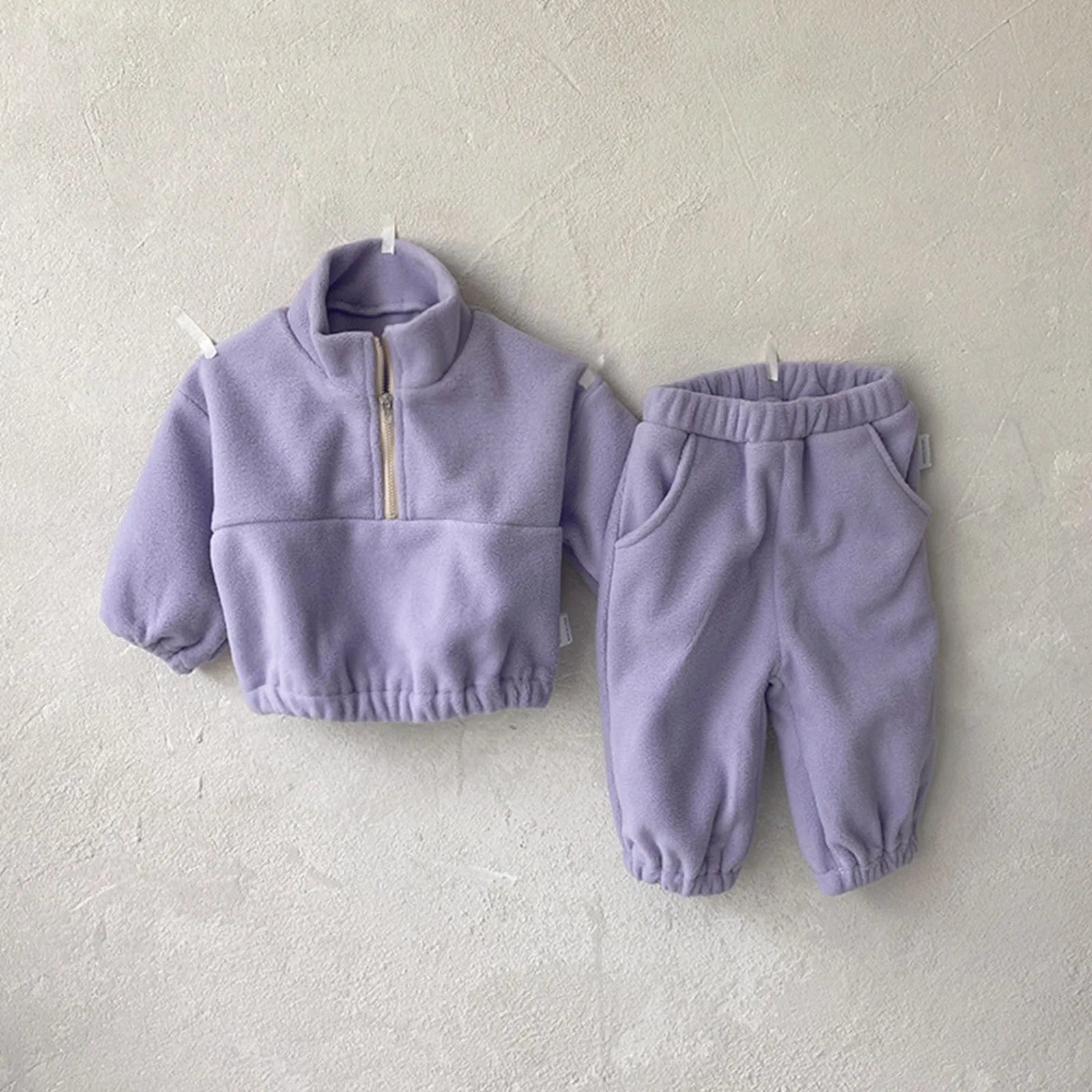 MOMSTAG Winter Baby Coats+Pants 2Pcs Sports Tracksuit