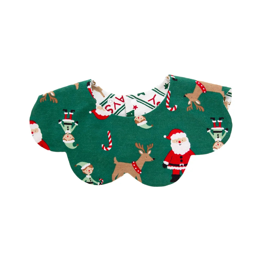 Organic Cotton 360° Christmas Baby Bib