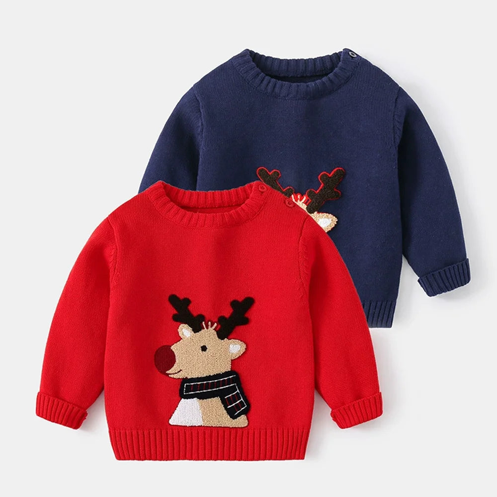 Kids' Christmas Reindeer Sweater