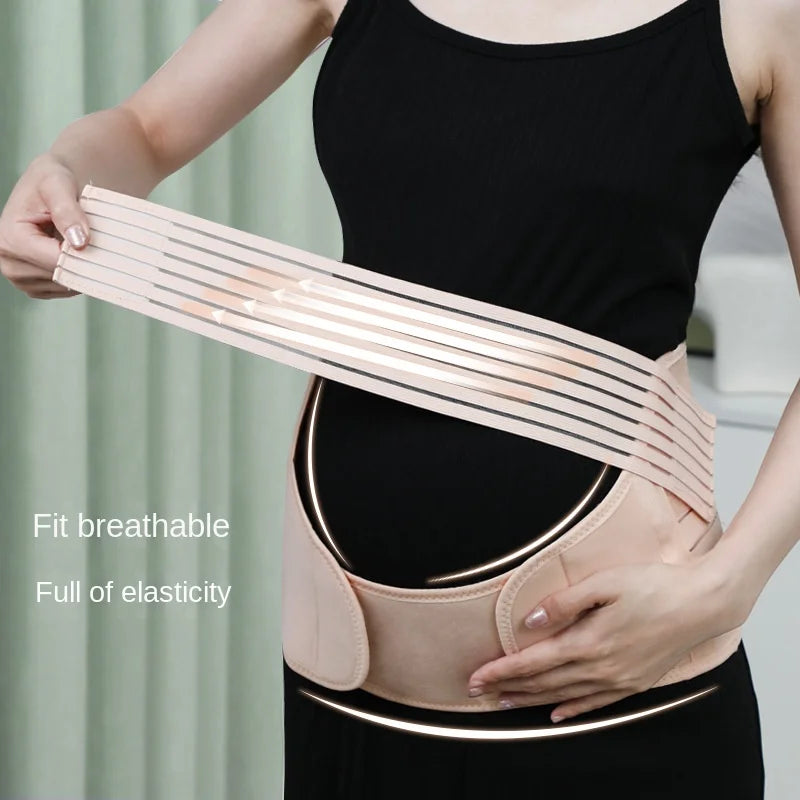 MOMSTAG 3pcs Maternity Belly Support Belts Abdominal Bandages