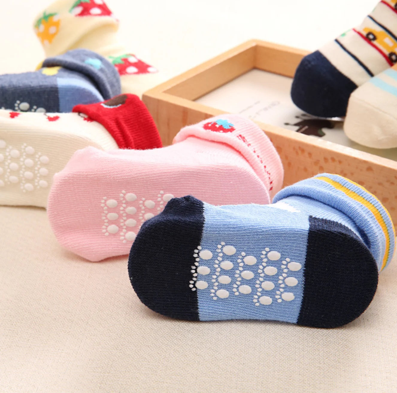 Anti Slip Soft Socks for baby Girls and Boys