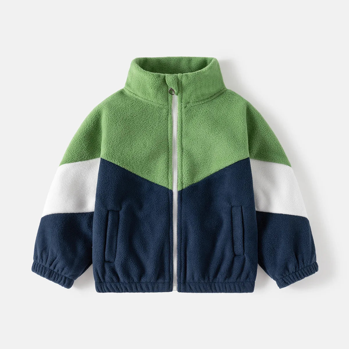 Kids Winter Three Tone Zip Jacket