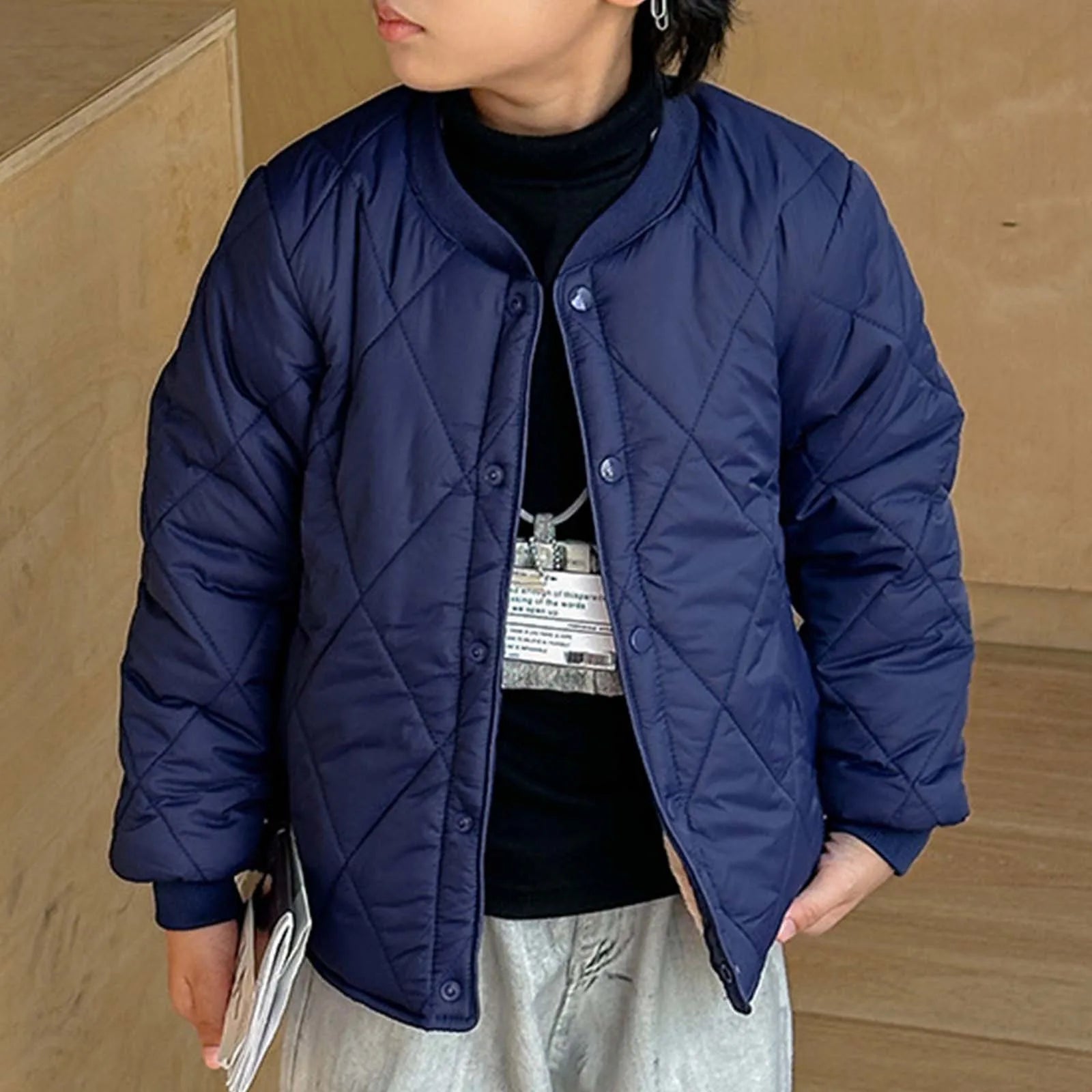 MOMSTAG Boys Coat Jacket Thicken Plus Velvet Winter Overcoat