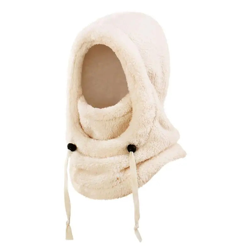 Kids Plush Balaclava Winter Hat Scarf