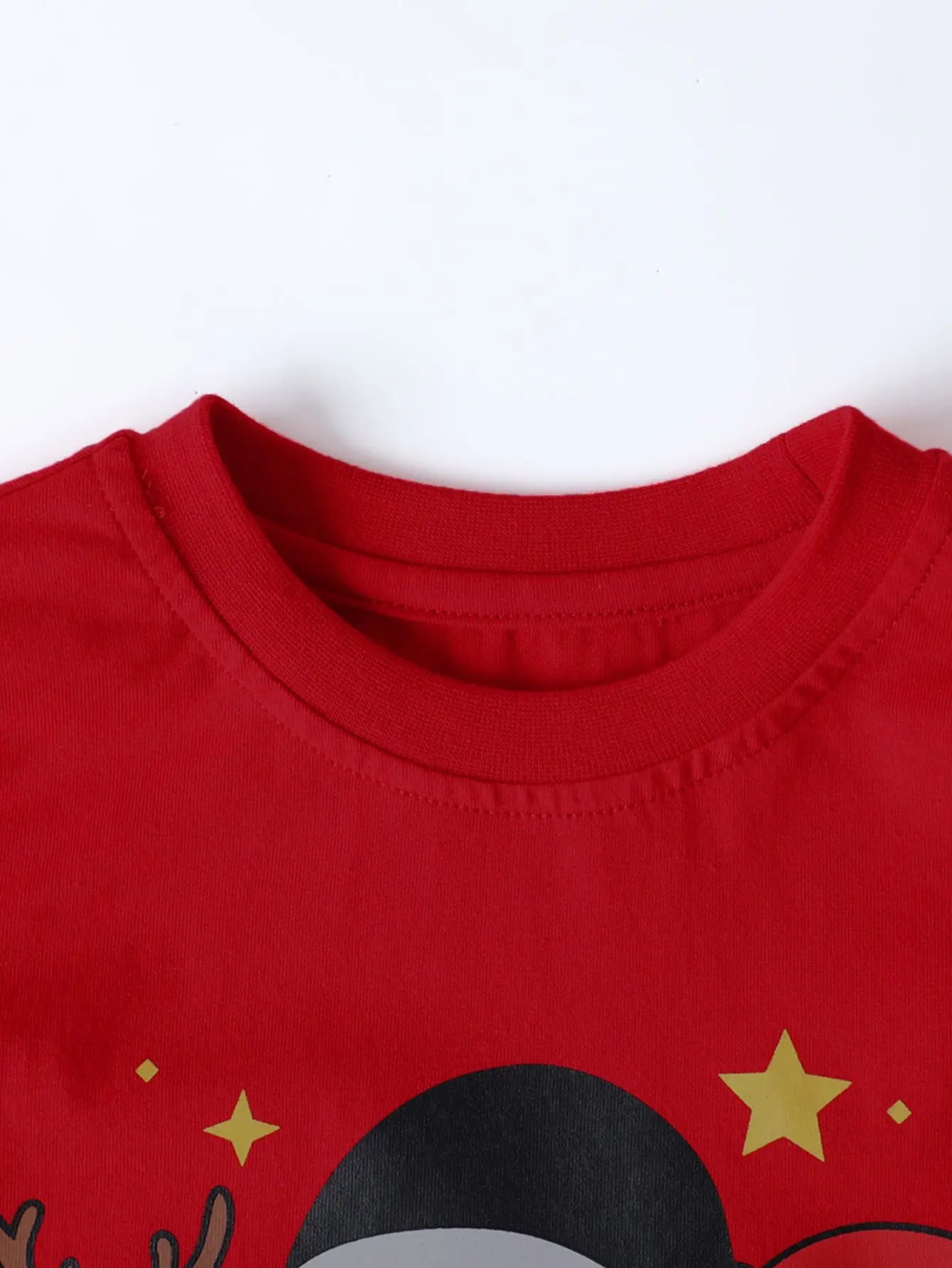 Girls’ Cotton Santa Long-Sleeve Tee