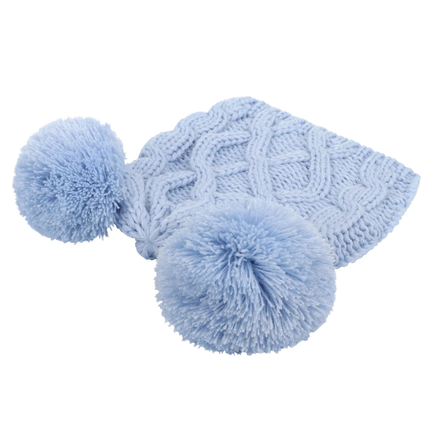 MOMSTAG Newborn Winter Crochet Bear Ear Hat - Baby Bonnet