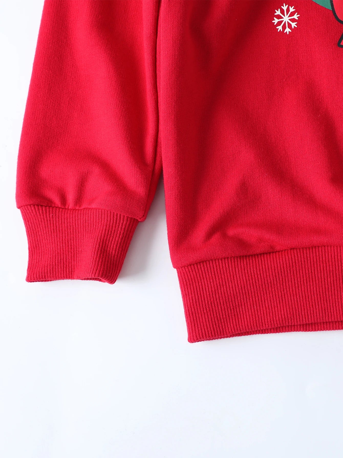 Girls Jolly Reindeer Print Christmas Sweatshirt