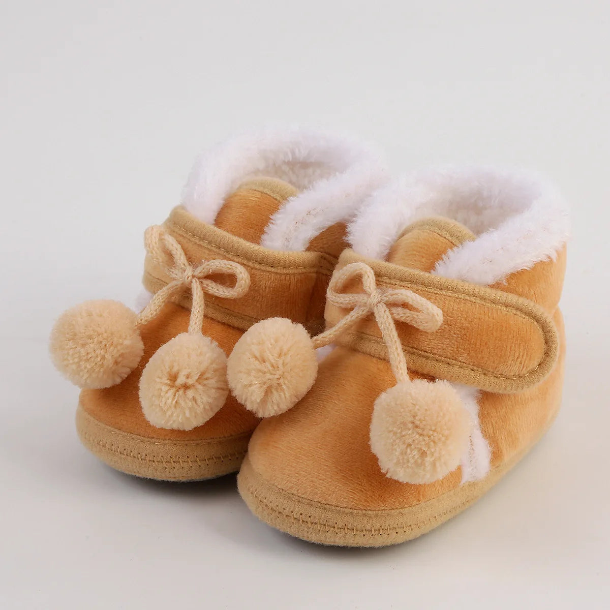 Baby Winter Snow Boots with Pompom 0–18M