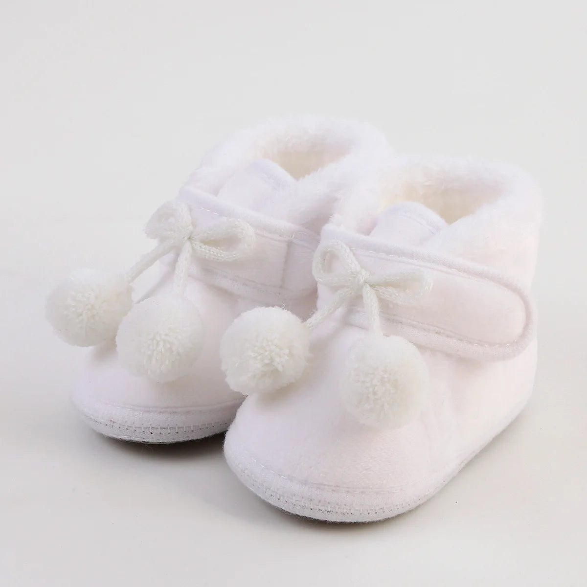 Baby Winter Snow Boots with Pompom 0–18M