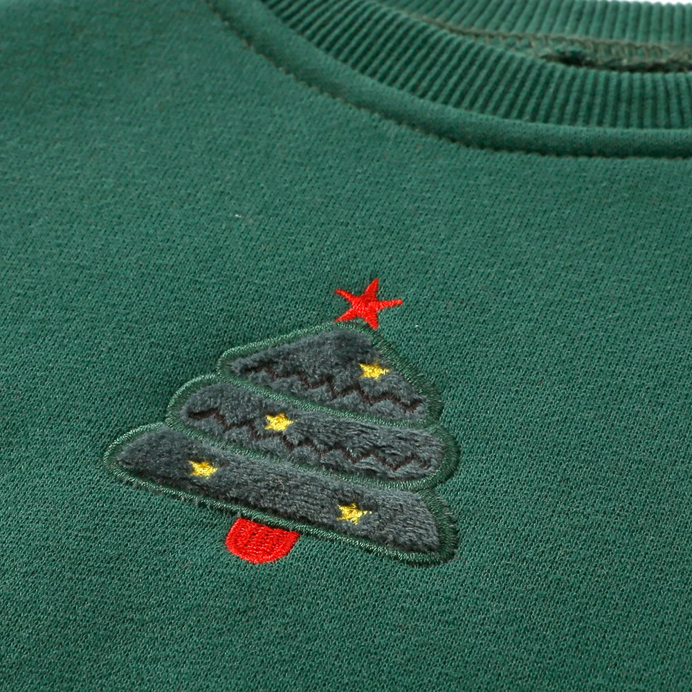 Christmas Baby Romper & Hat Set