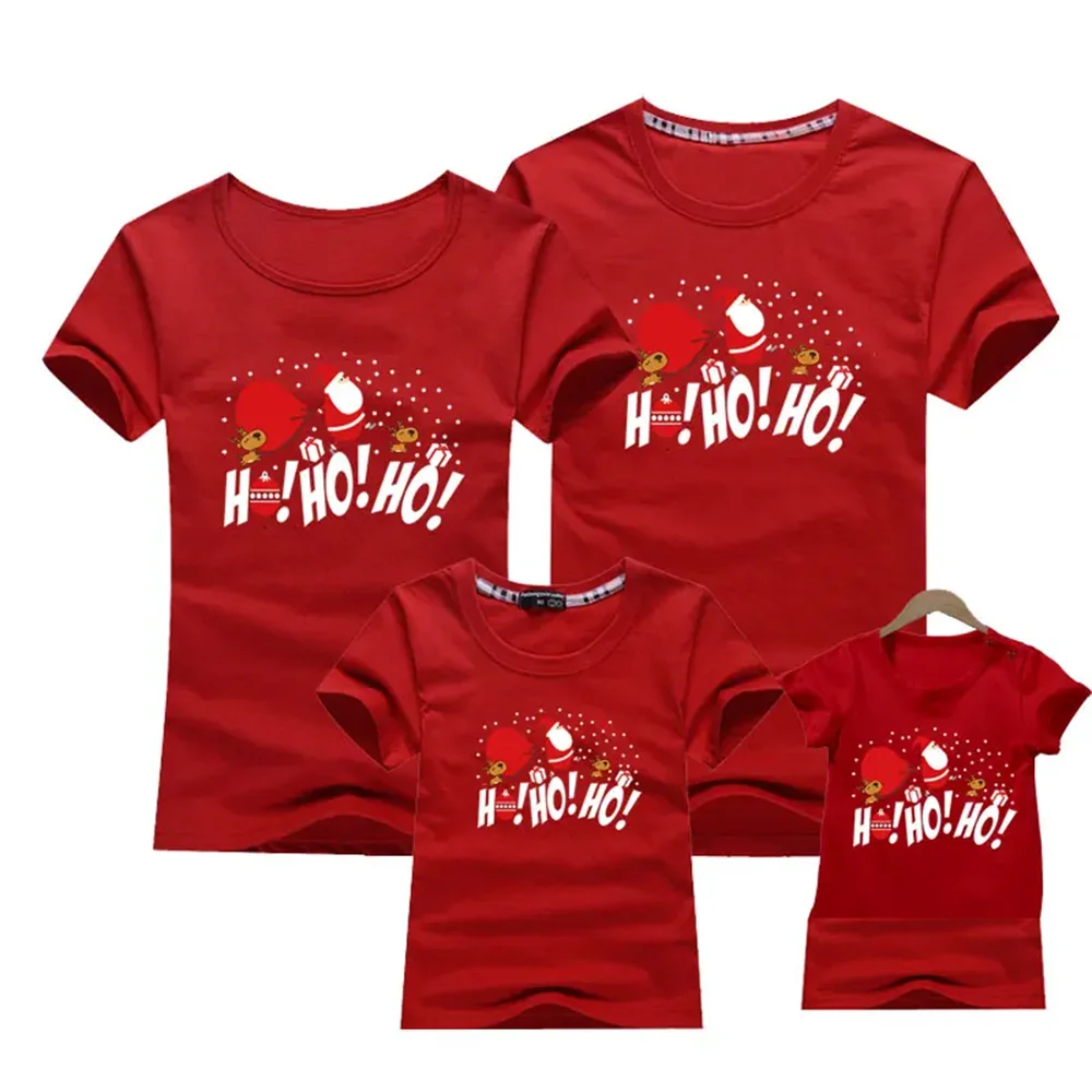 Christmas Matching Family T-Shirts Unisex Holiday Outfits
