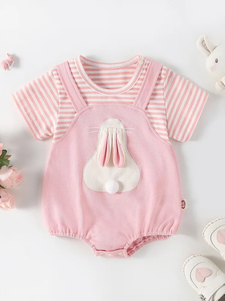 Cute Bunny Bodysuit for Baby Girls