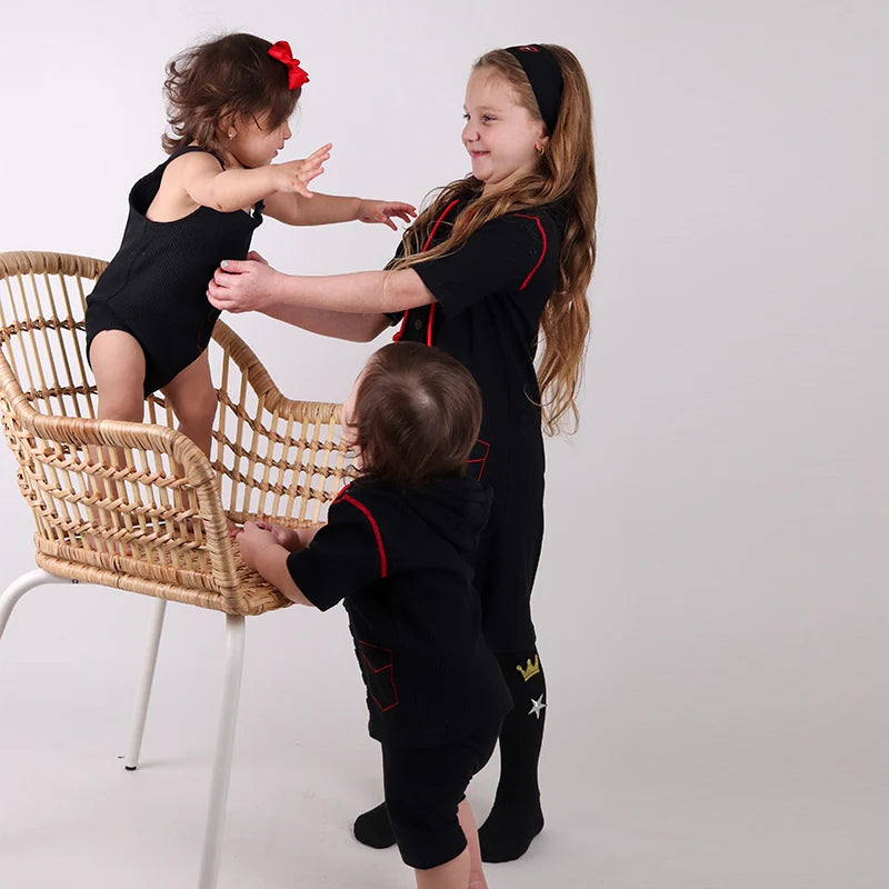 Black Family Matching Clothes for Halloween