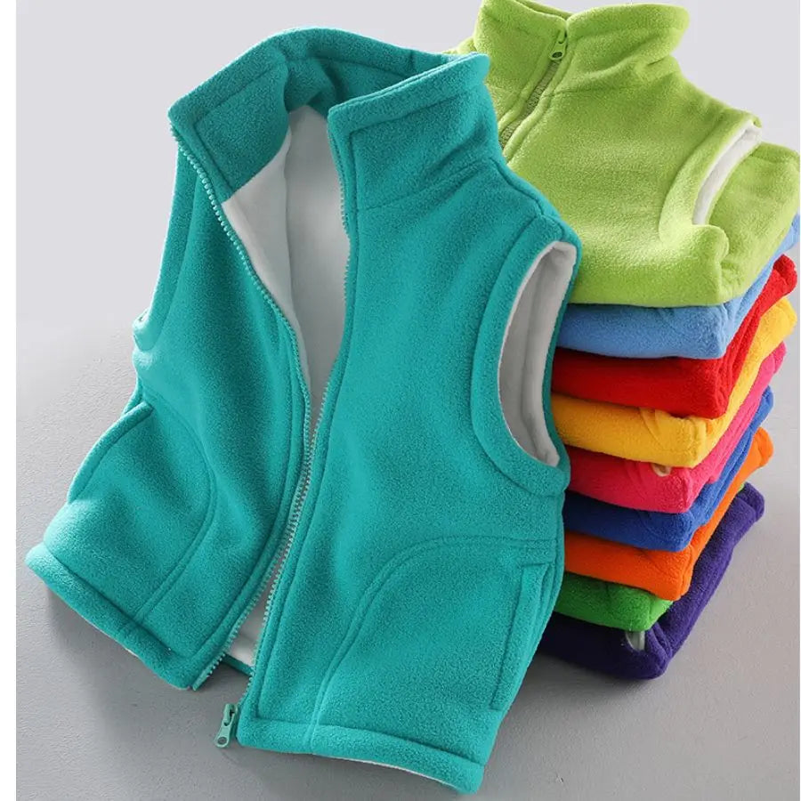 Polar Fleece Kids Thermal Vest Winter