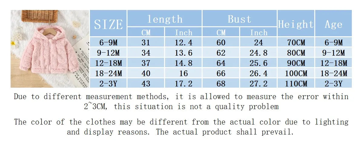 Baby Girl Heart Fleece Jacket