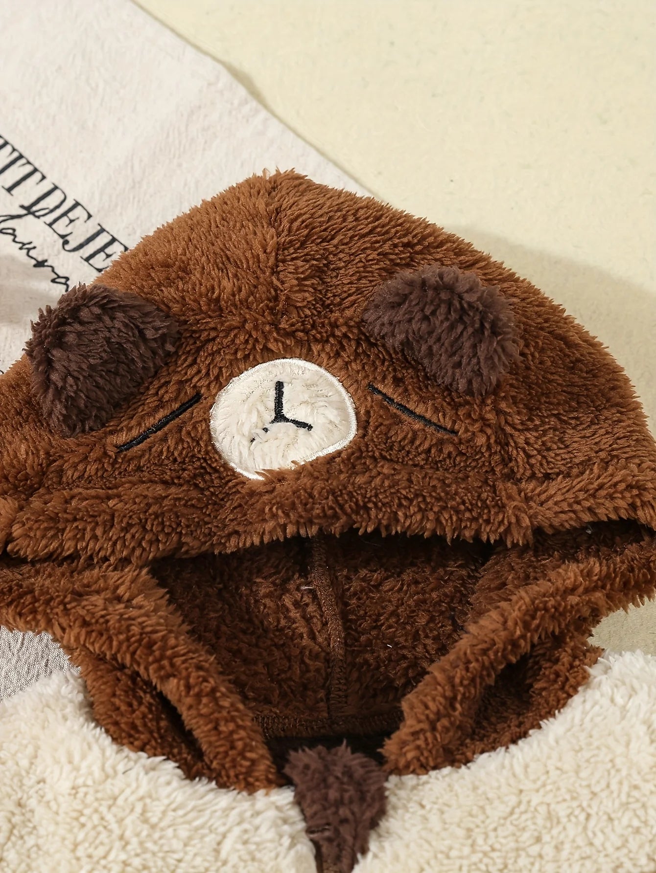 Unisex Plush Winter Hooded Jacket 6M-3Y