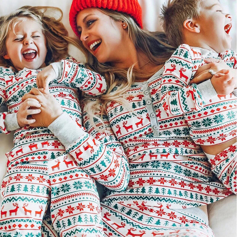 Christmas New Year Family Matching Pajamas