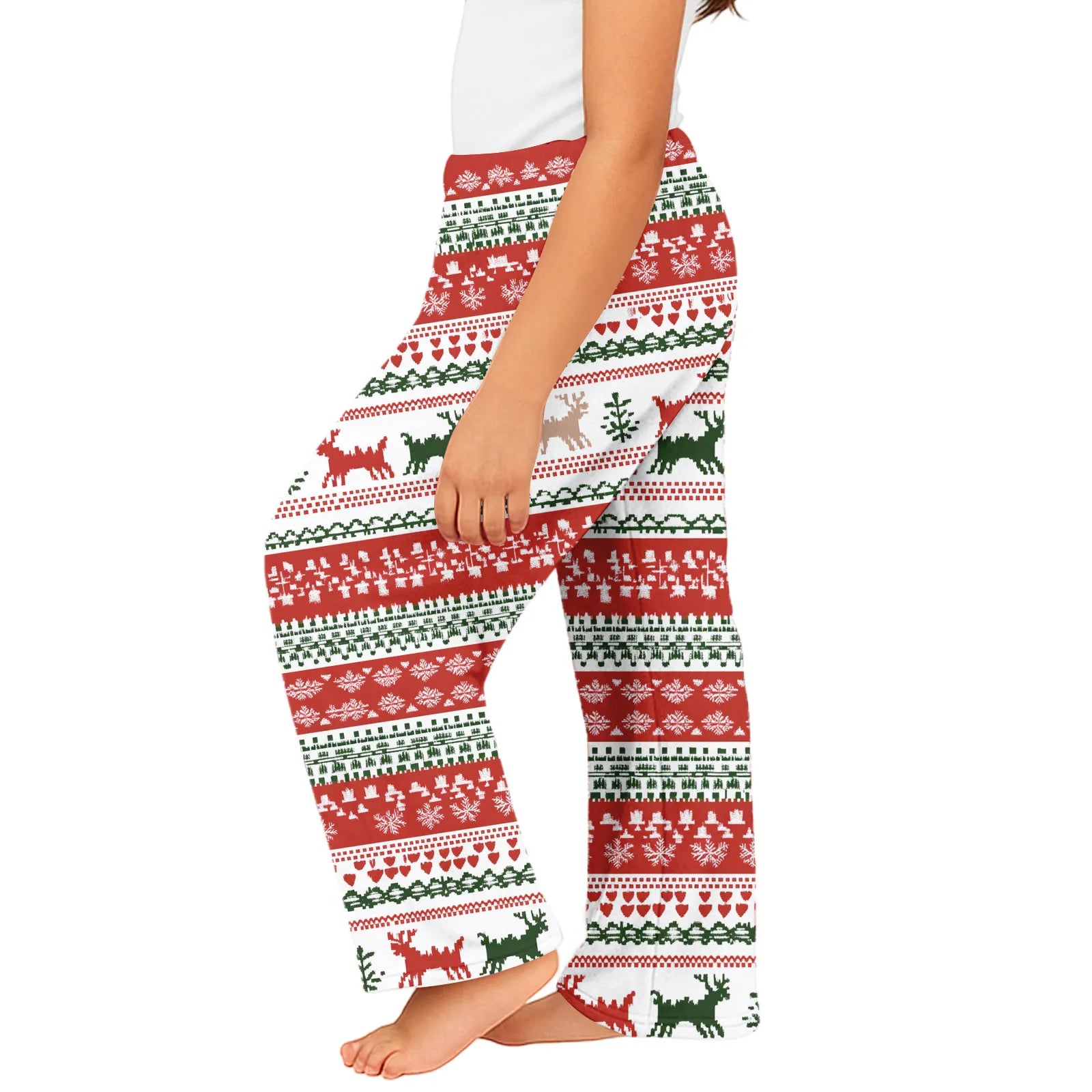 Kids Christmas Plush Pajama Pants
