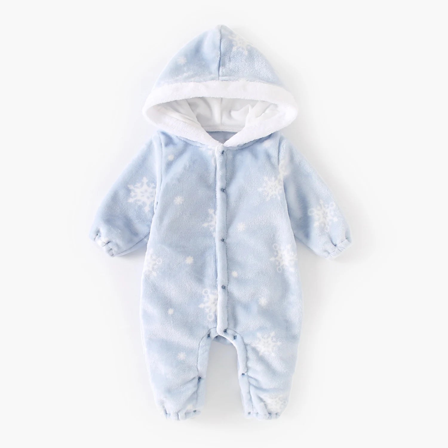 Christmas Hooded Baby Jumpsuit Winter Romper