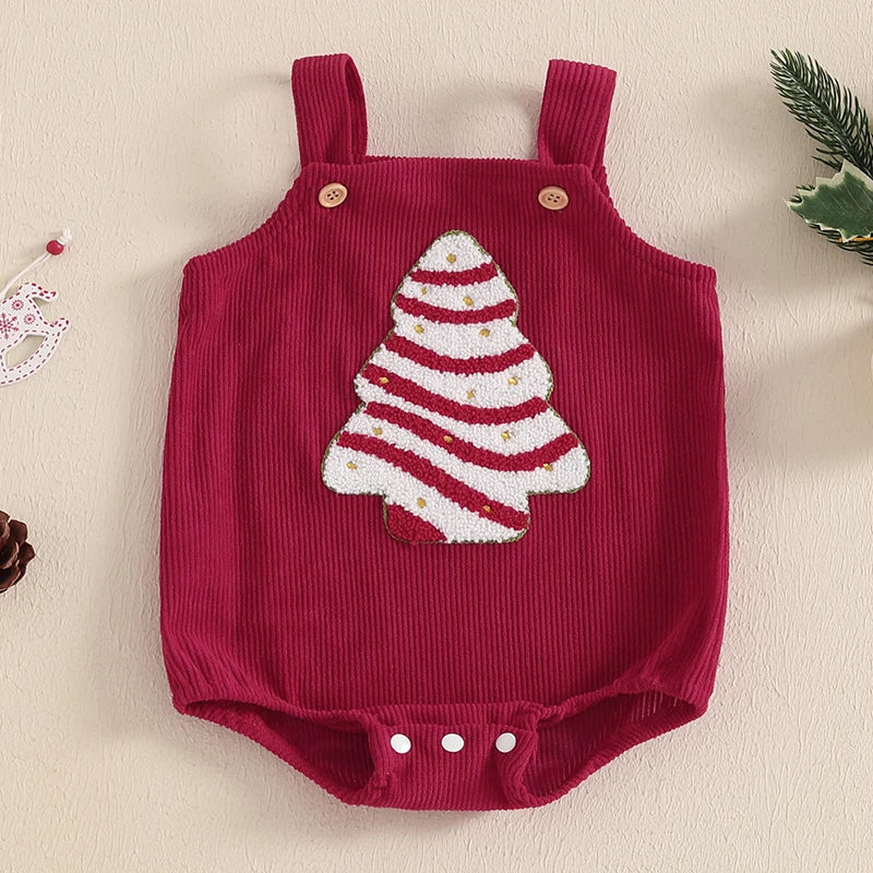 Tiny Reindeer Corduroy Holiday Jumpsuit
