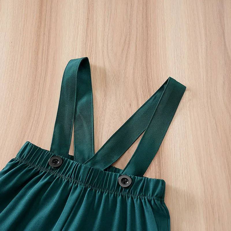 Festive Baby Christmas Jumpsuit & Pants Set