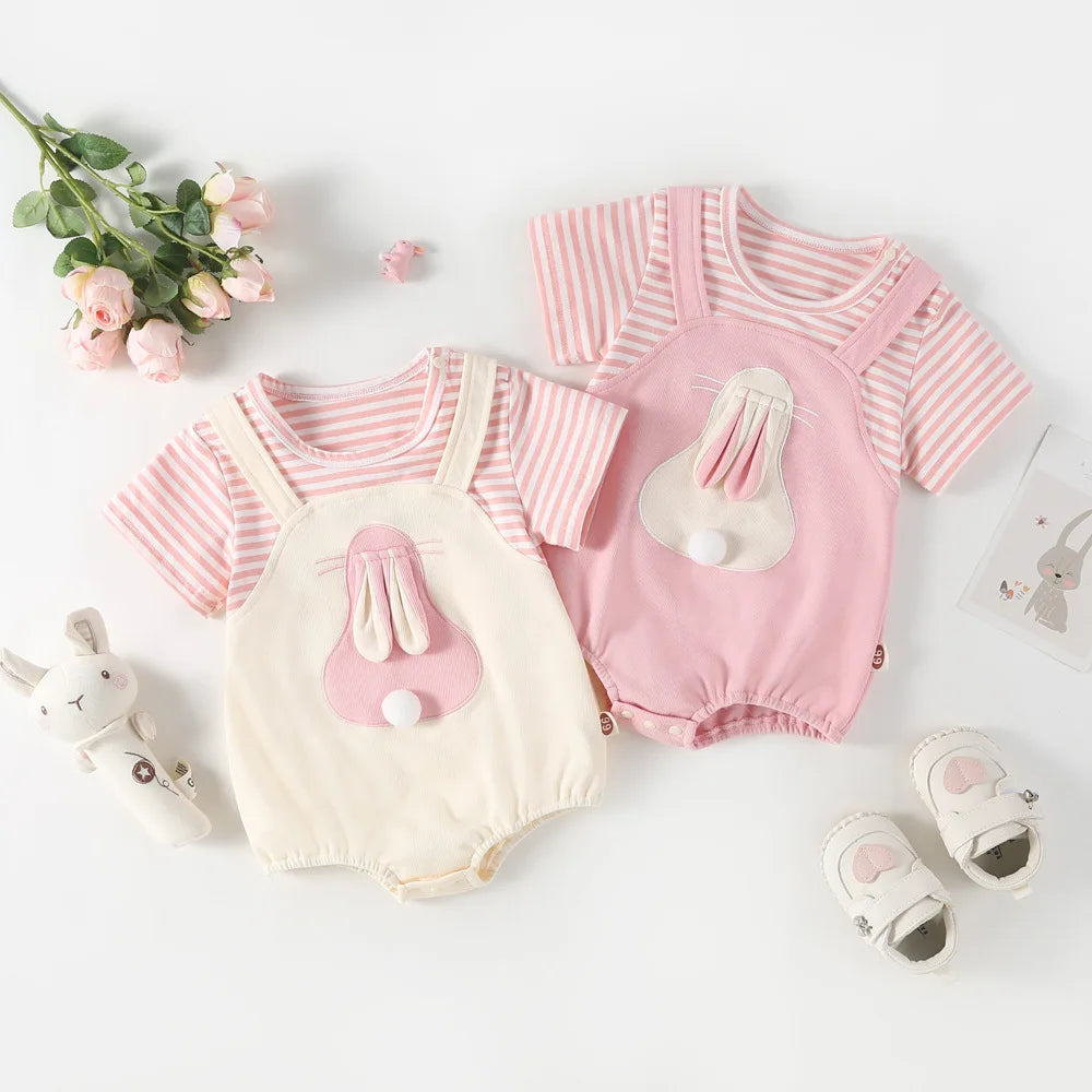 Cute Bunny Bodysuit for Baby Girls