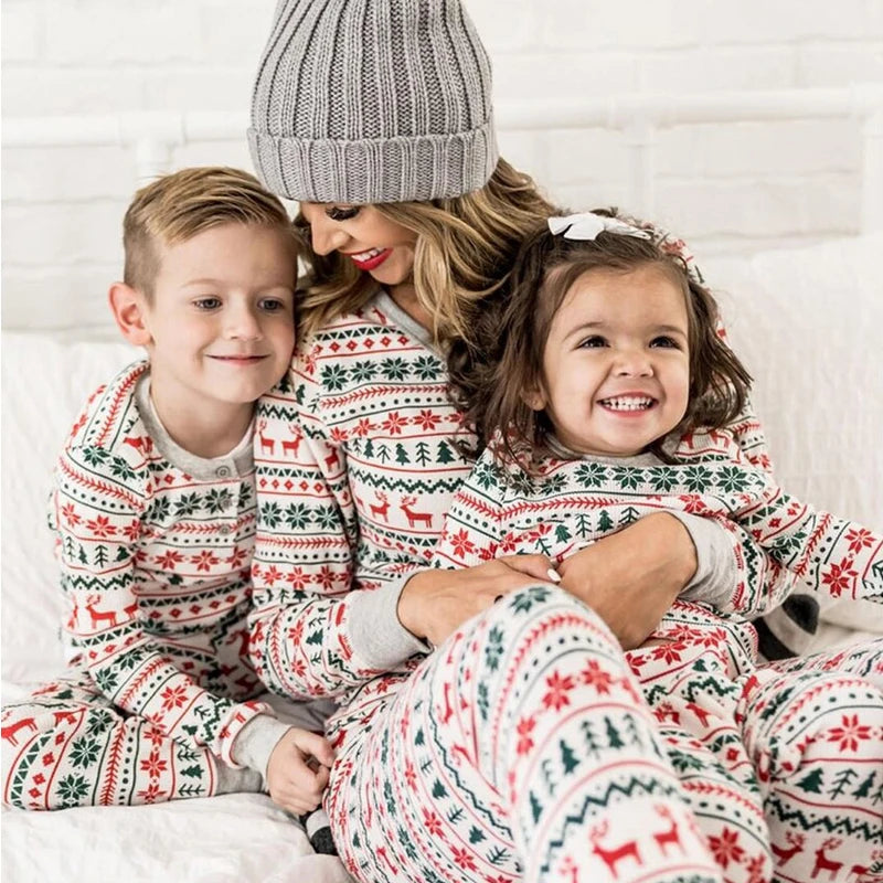 Christmas New Year Family Matching Pajamas