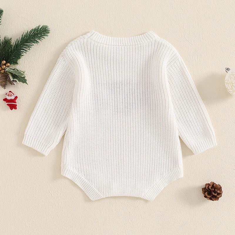 Newborn Christmas Oversized Knitted Sweatshirt