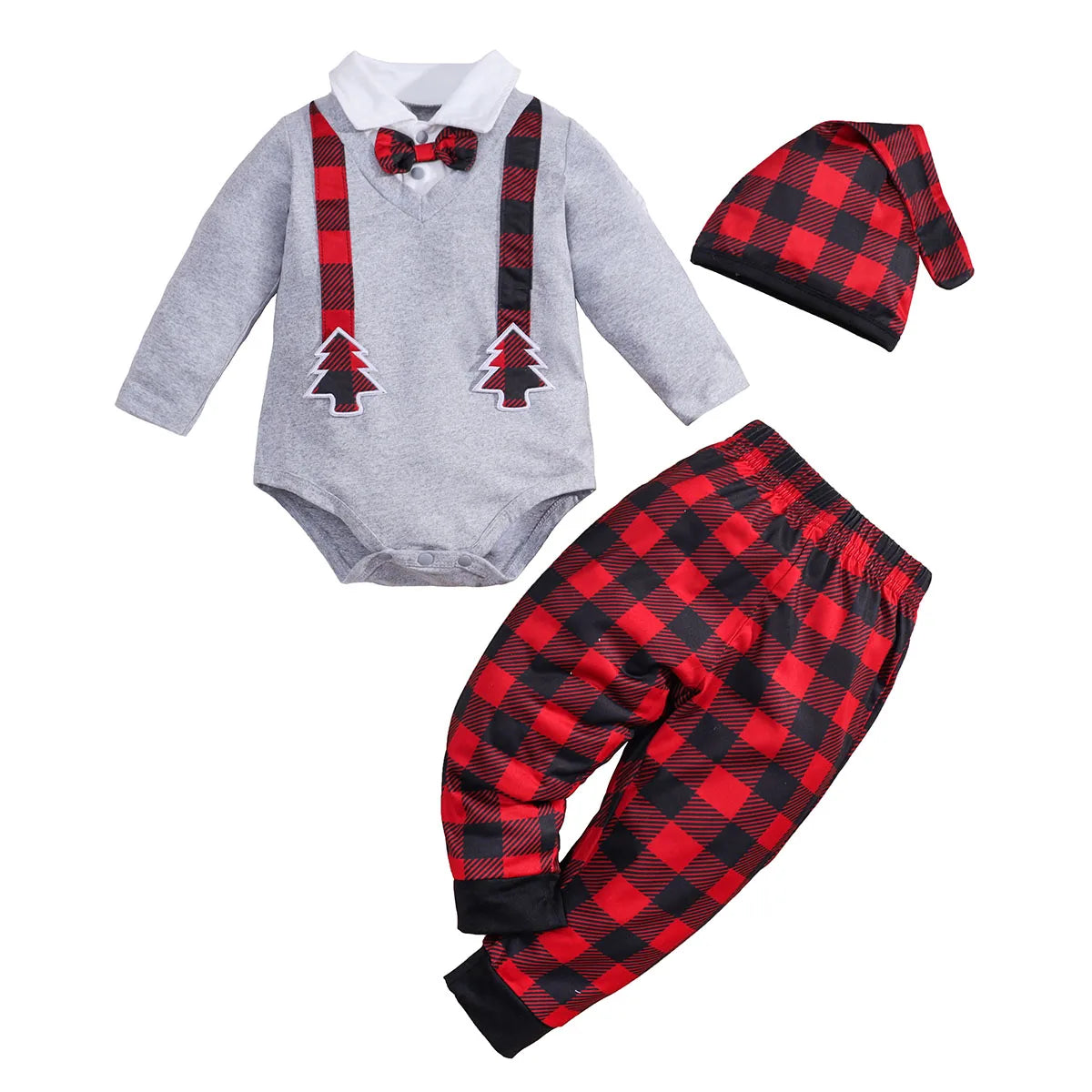3pcs Christmas Baby Clothes Set